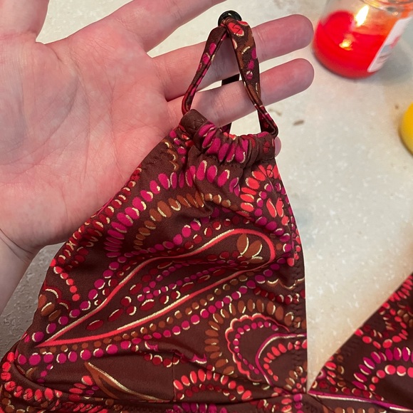 LIZ LANGE Maternity Paisley Print Tankini - Size SMALL - Picture 3 of 8